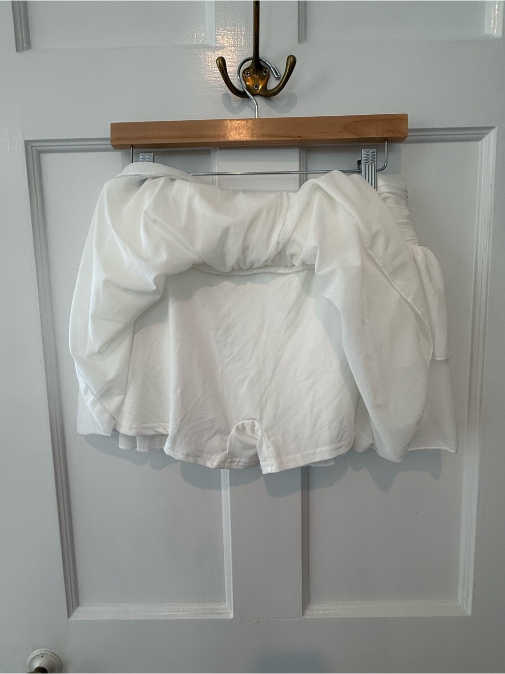 HALARA Mid Rise Sheer Layered 2-in-1 Micro Mini Casual Skirt w/ Pocket NEW Large - Picture 3 of 5